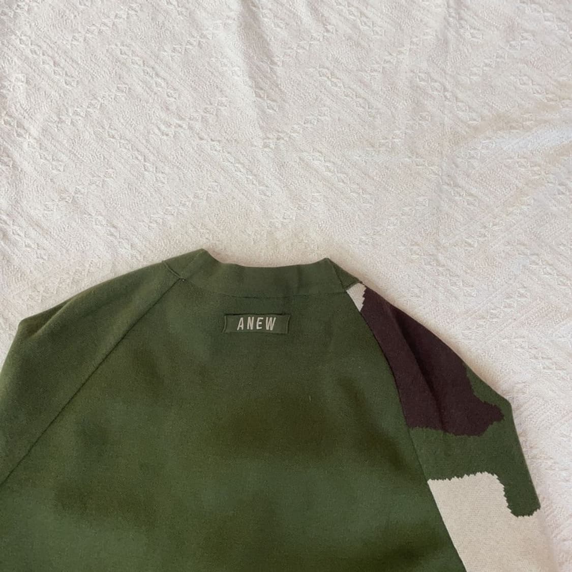 [105] 어뉴 골프 카모 패턴 가디건 상품이미지6