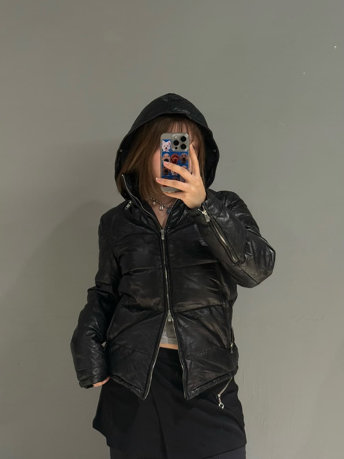 quilting detail real leather padding 상품이미지3