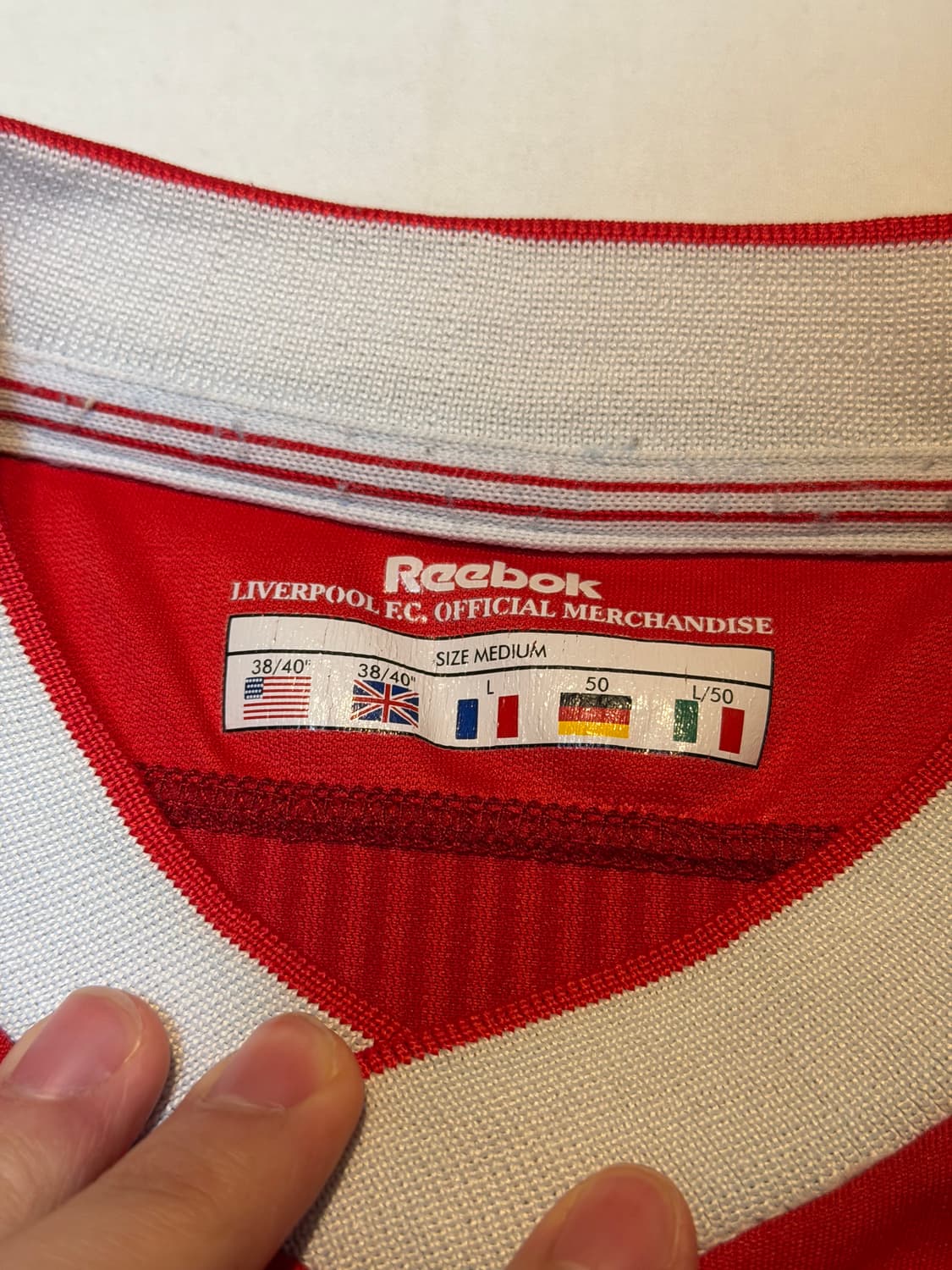 리복 02-04 리버풀 노마킹 홈 유니폼 올드유니폼 상품이미지5