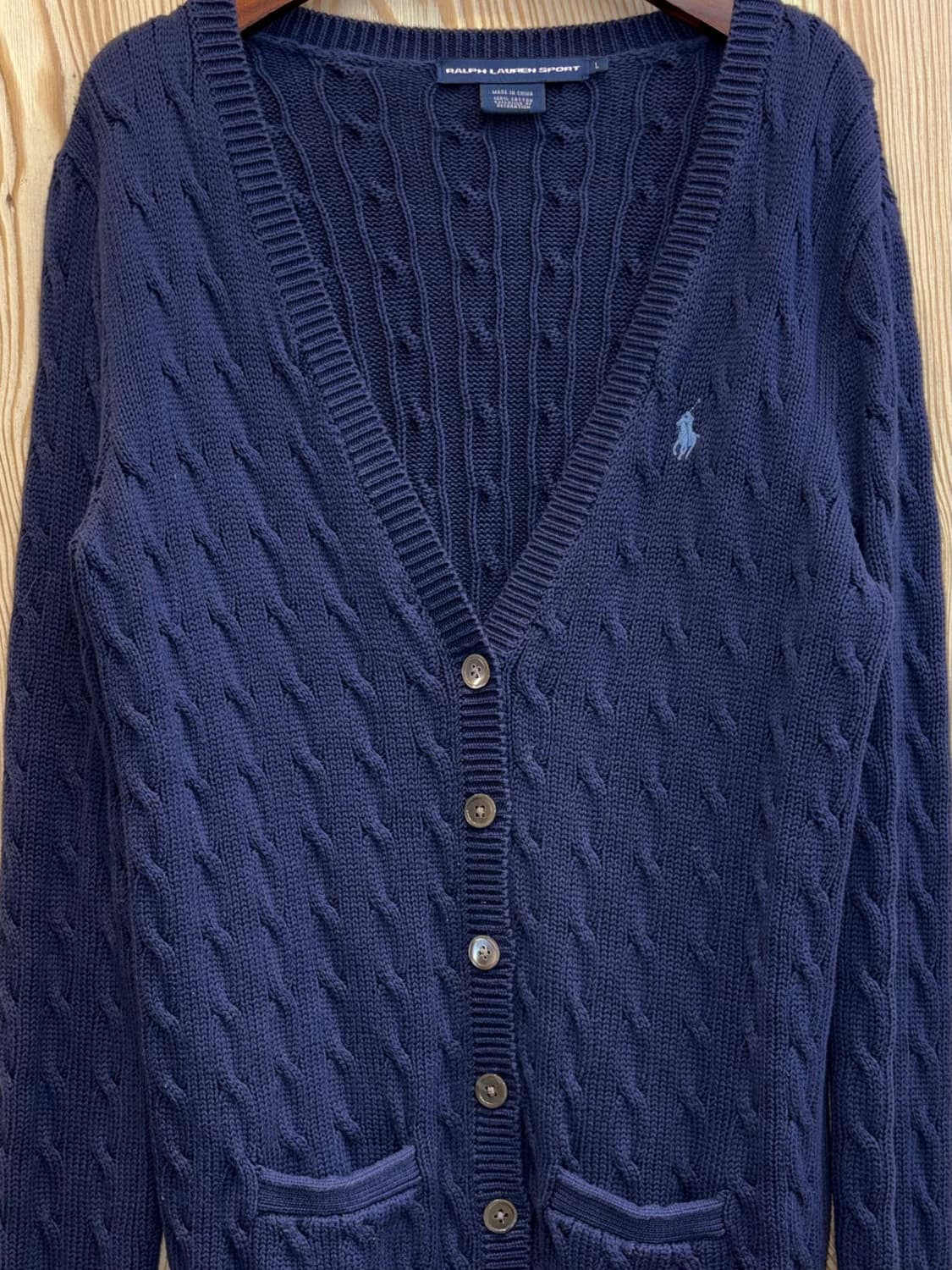 폴로 랄프로렌 우먼스 케이블 가디건 상품이미지2