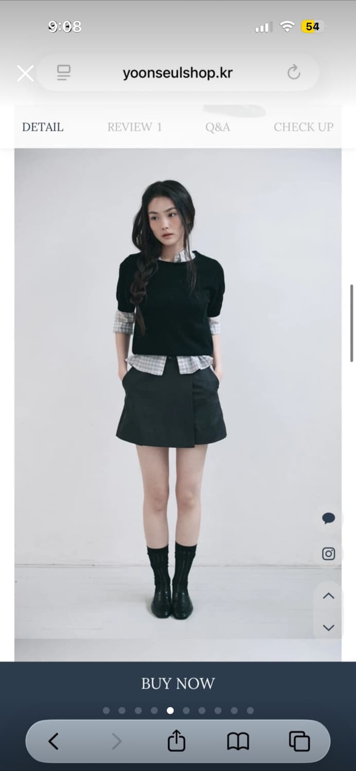 윤슬샵 밀로 미니 스커트 팬츠 상품이미지4