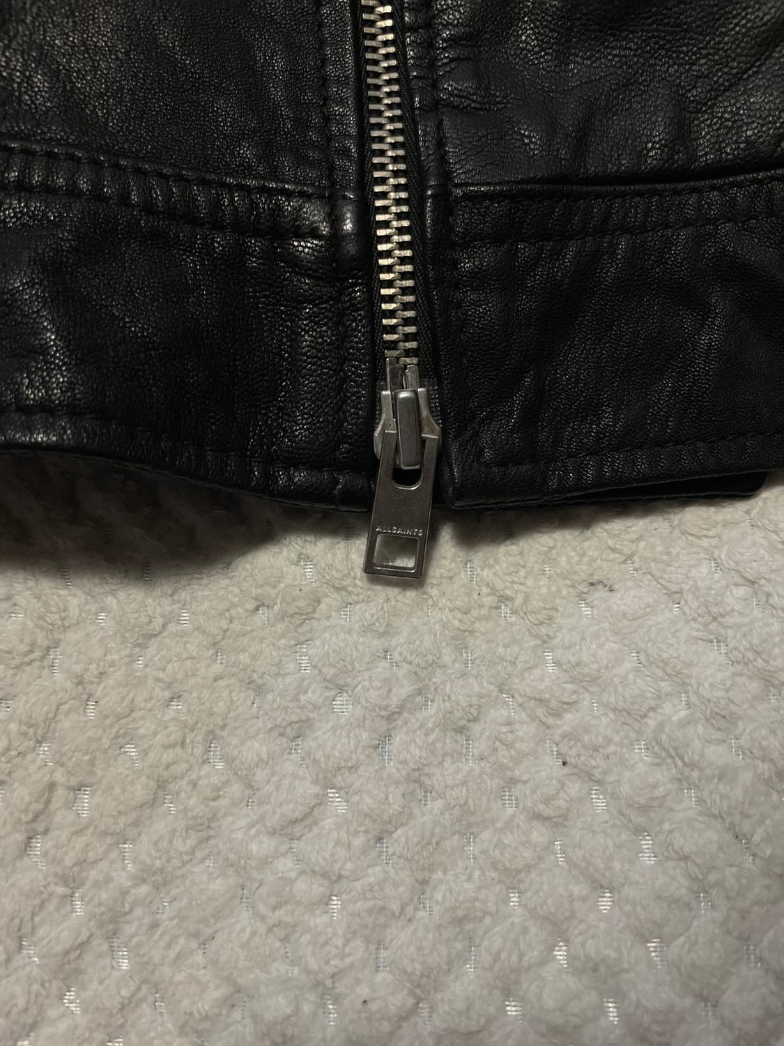 ALL SAINTS 올 세인츠 웨스턴 무드 쿠시로 바이커 레더 자켓 상품이미지7