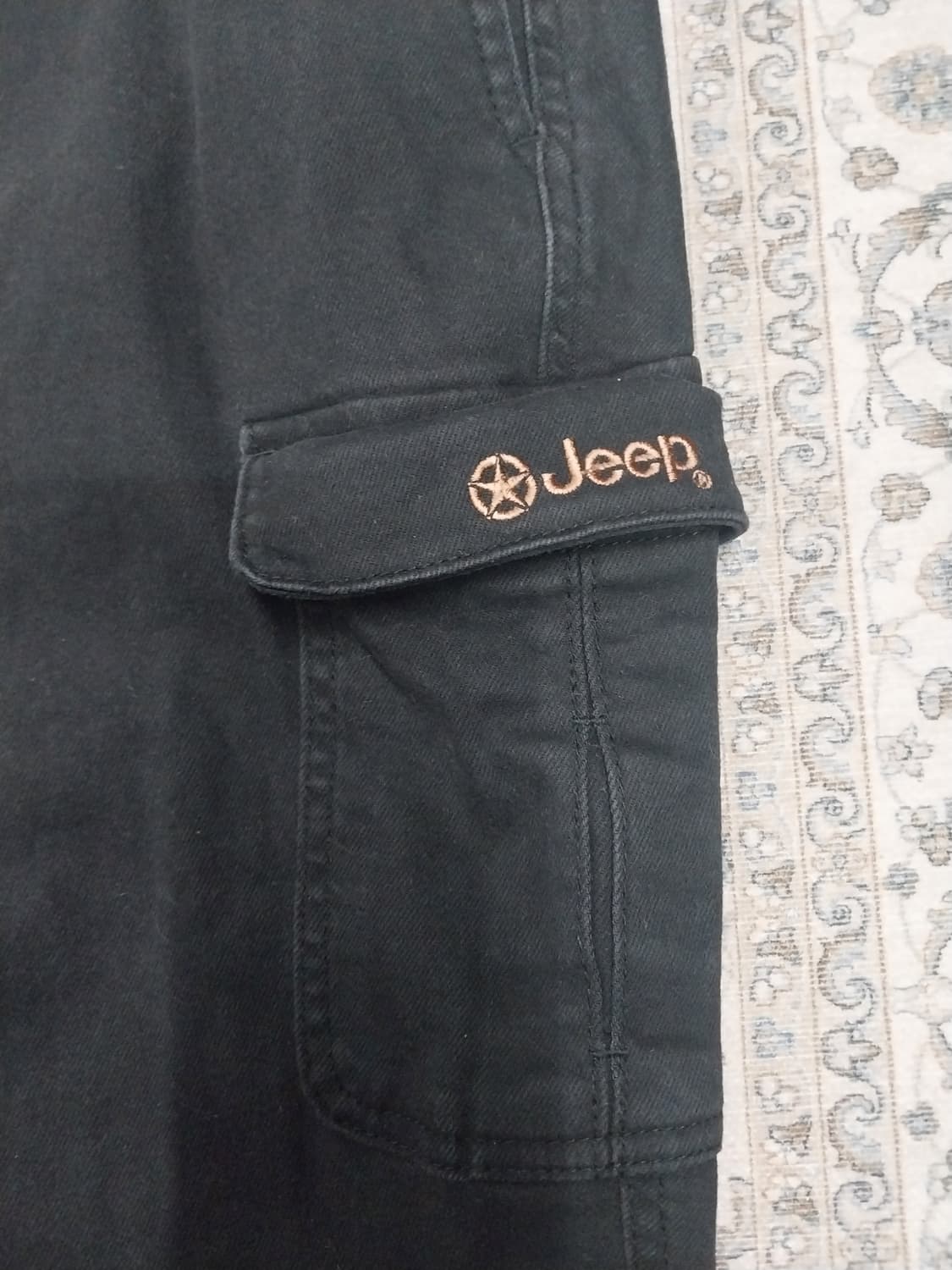 Jeep 지프 검정색 카고 조거팬츠 32 상품이미지2