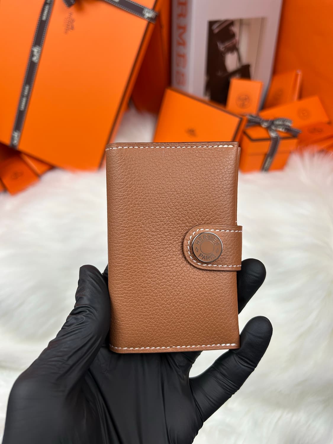 에르메스 RMS 에버컬러 골드 카드지갑 상품이미지1