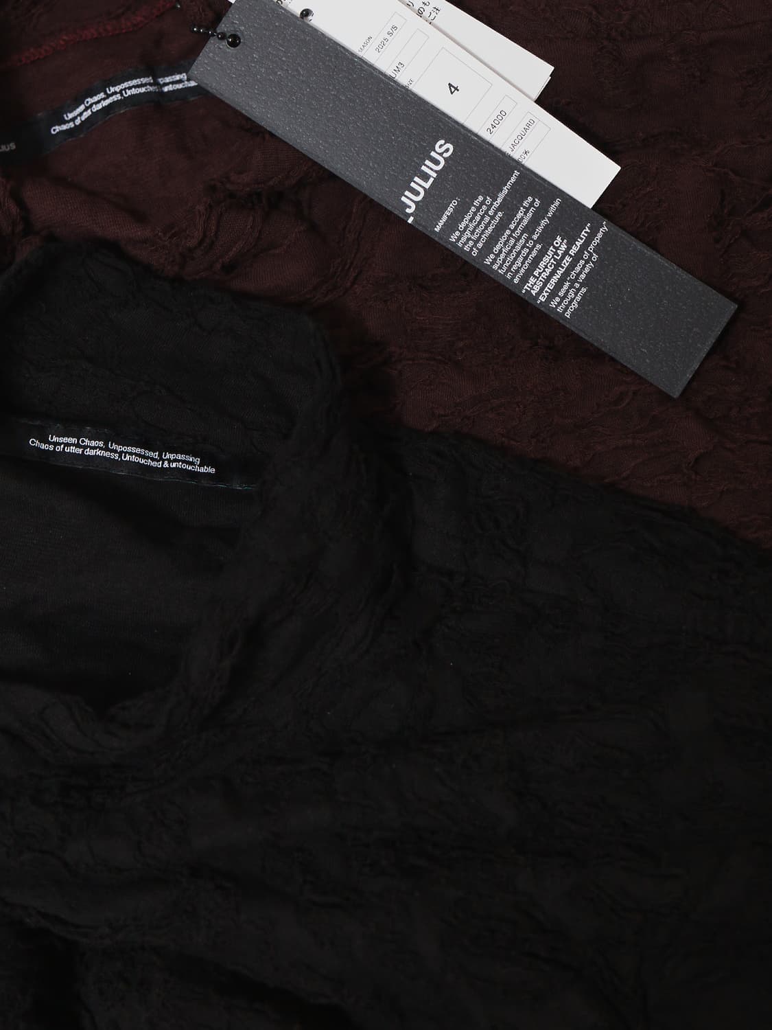 Julius ss25 디스트로이 티셔츠 상품이미지10