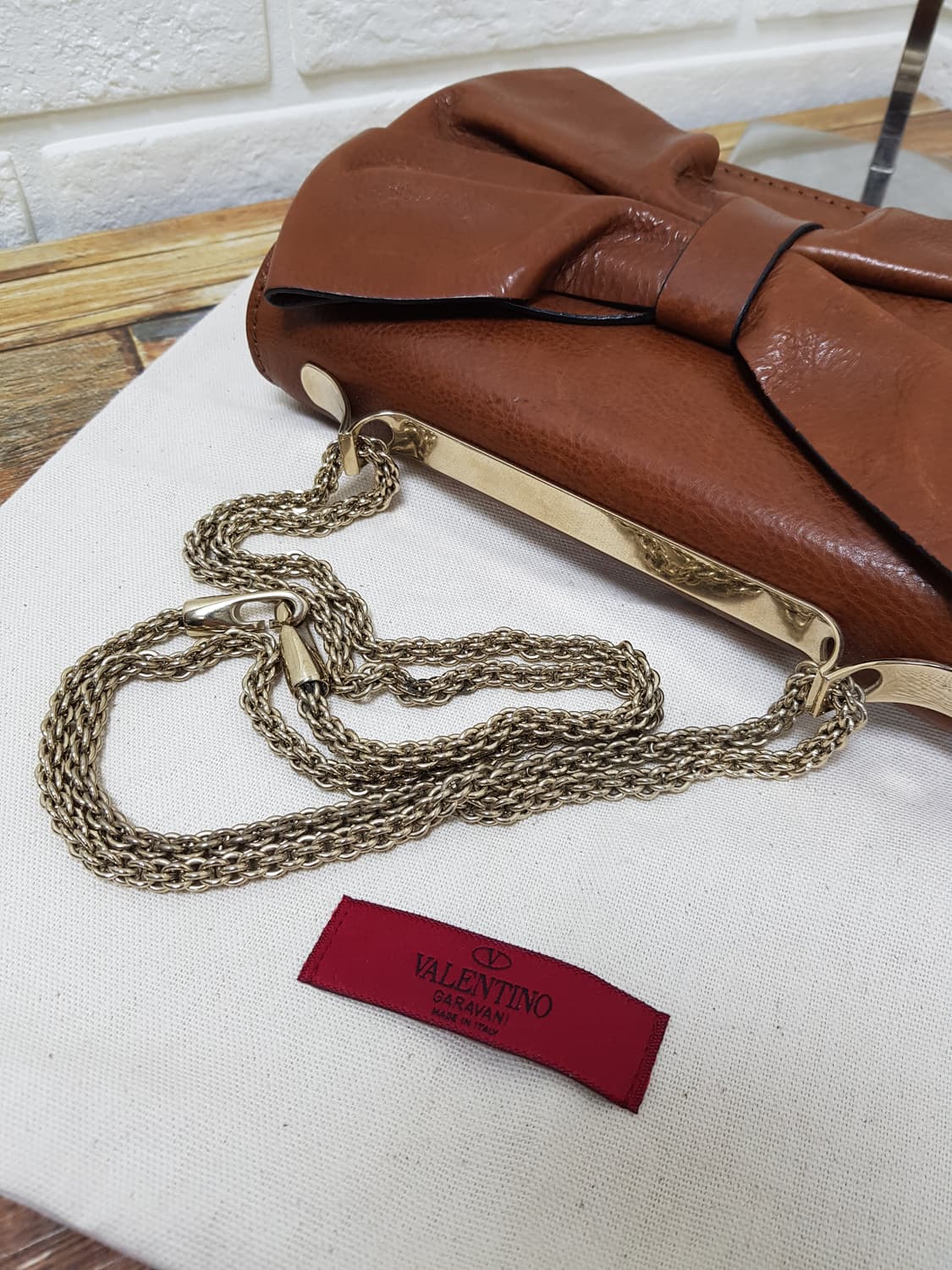 [정품] 발렌티노 리본 장식 체인백 상품이미지6