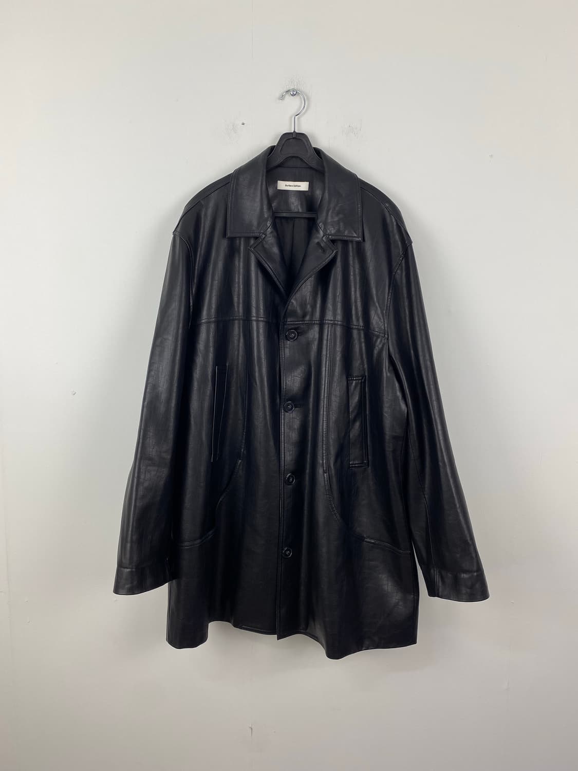 서피스에디션 레더 가죽 코트 자켓 L 상품이미지1