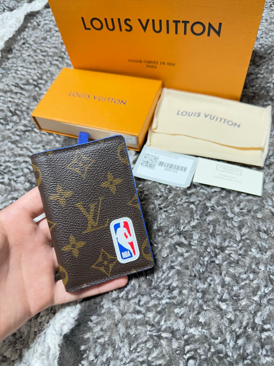 루이비통 NBA 한정판 이클립스 모노그램 오거나이저 카드지갑 상품이미지1