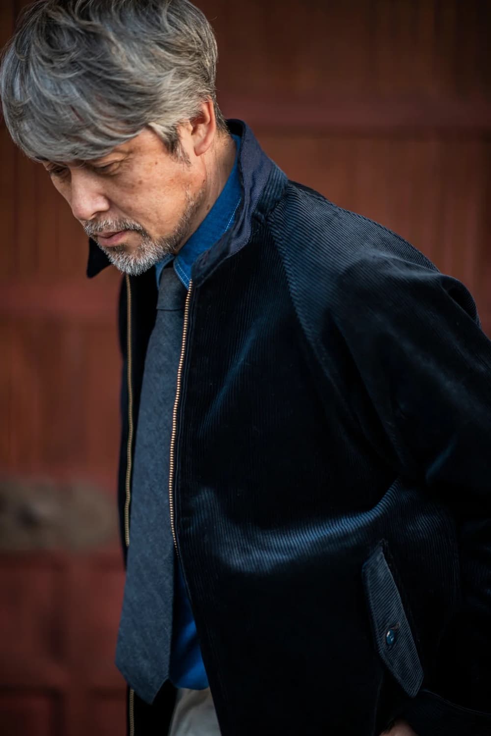 [40]본쿠라 코듀로이 스윙탑 네이비 상품이미지5