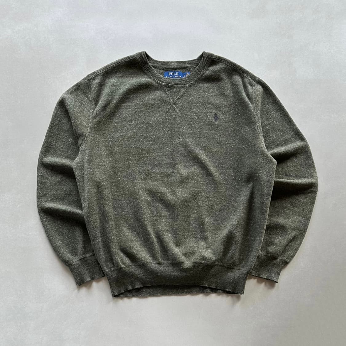 [L]폴로 랄프로렌 라운드넥 코튼 니트 상품이미지1