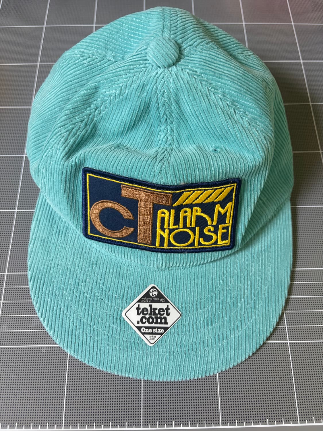 테켓 alarm corduroy cap light blue 코듀로이 볼캡 상품이미지3