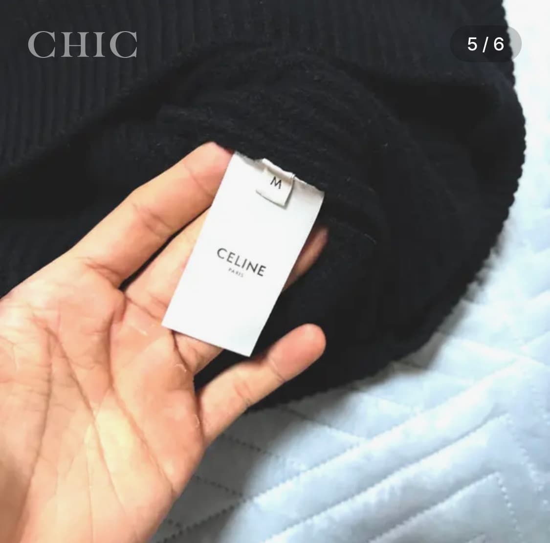 [셀린느 리브드 울 니트] 상품이미지5