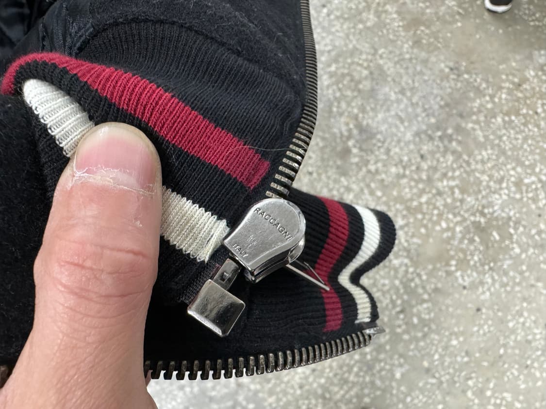 LES HOMME 레스옴므 자수 레더 바시티 상품이미지7