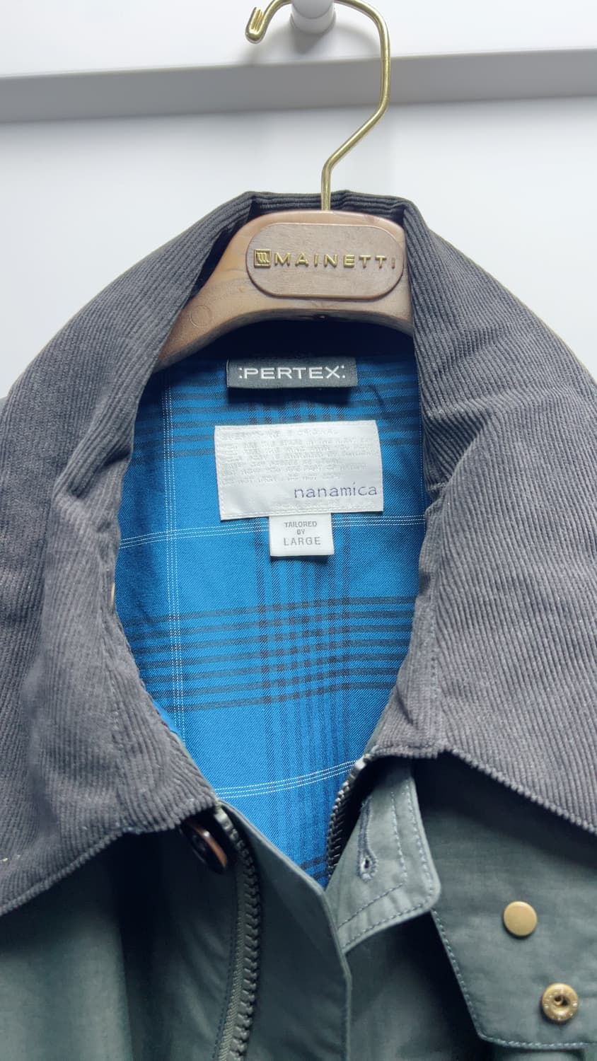 나나미카 퍼텍스 필드자켓 (올리브 라지) - 모자포함 상품이미지2