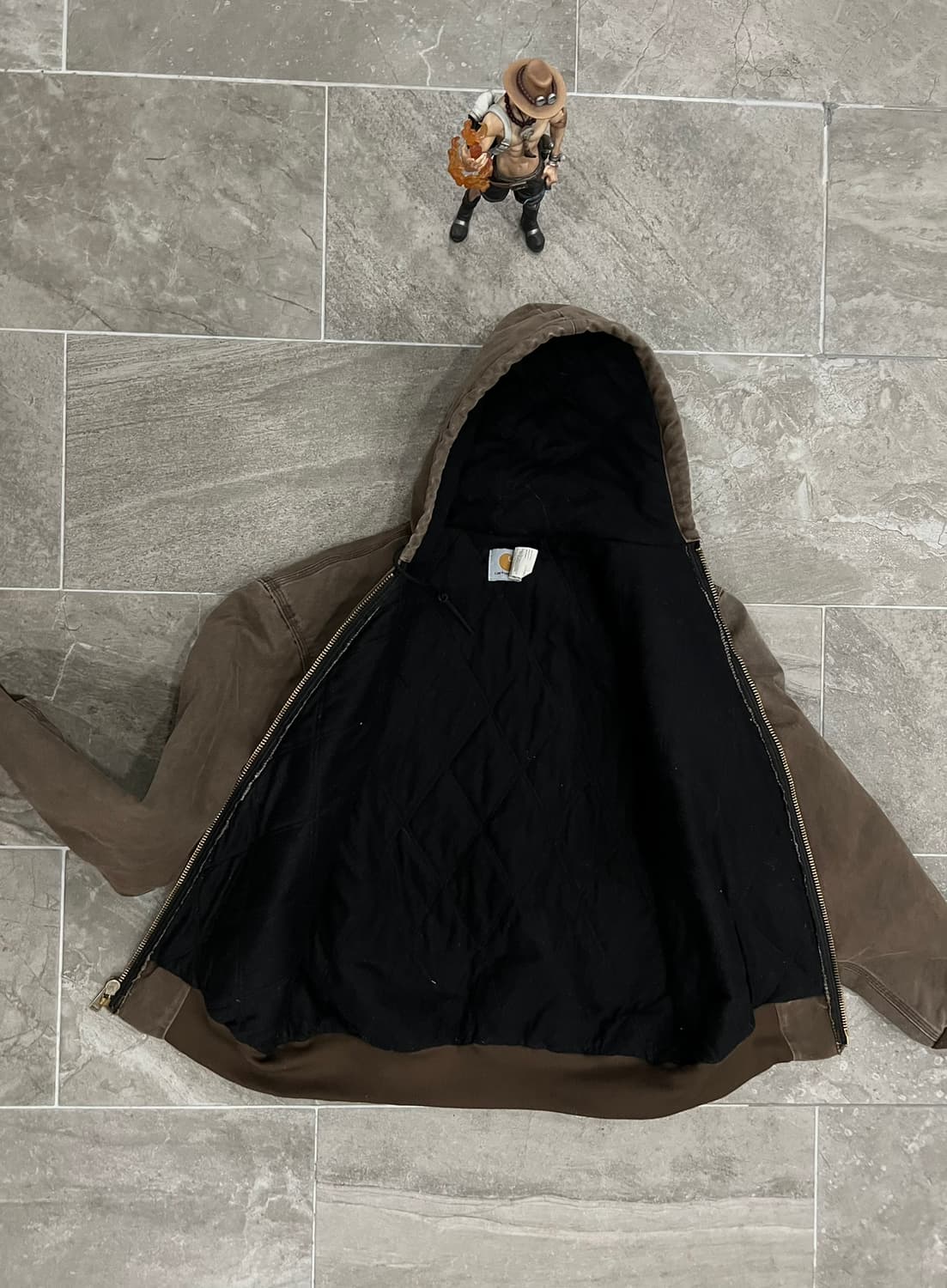 (L) 칼하트 덕 액티브 후드자켓 J68 CHT 체스트넛 상품이미지3