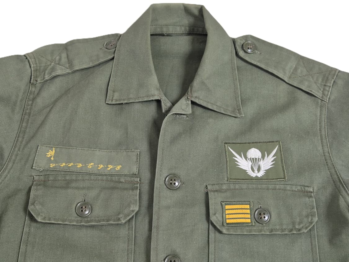 육군 구형 병장 민무늬 전투복 상의 자켓 (S) 상품이미지6