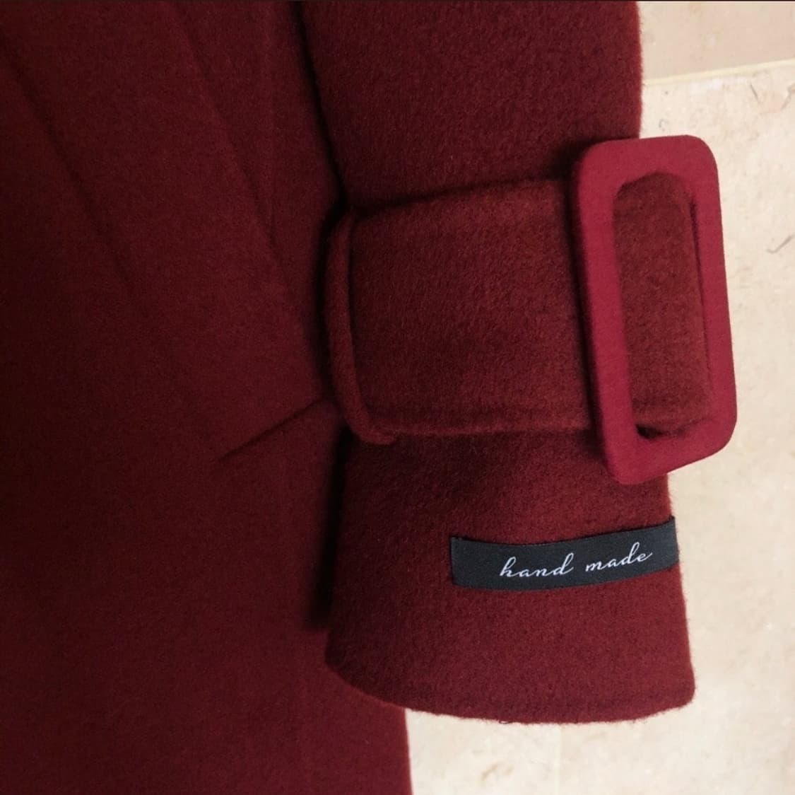 임블리 버건디코트 레드코트 상품이미지4