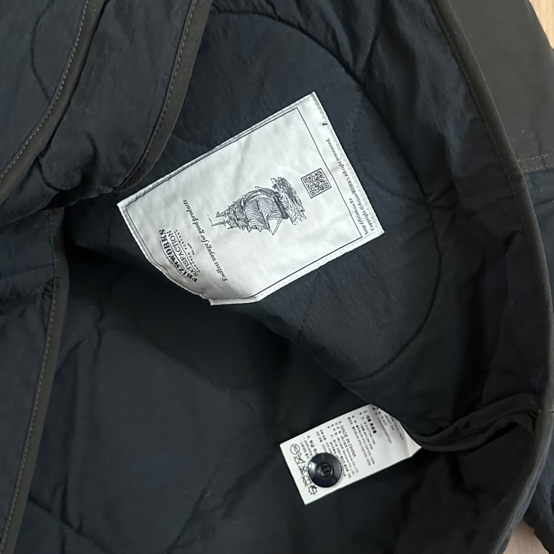 프리즘웍스 M1965 필드 라이너 자켓 블랙 XL 상품이미지3