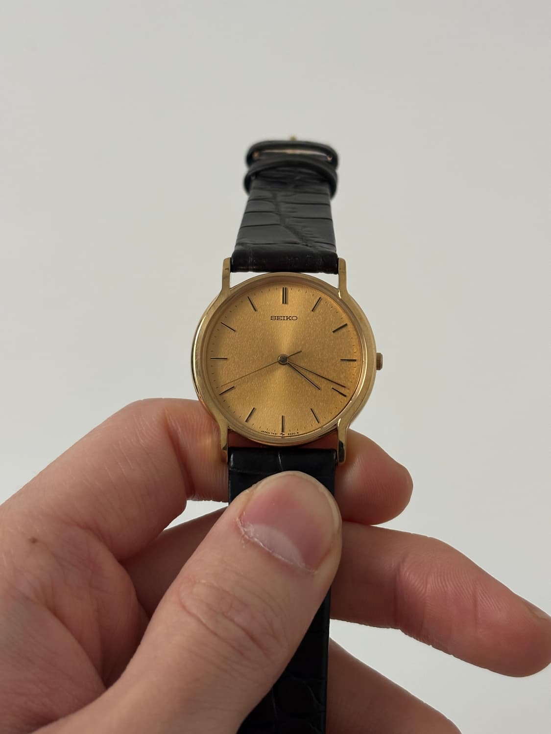 1980년대 Chariot 골드 쿼츠 남성 상품이미지2