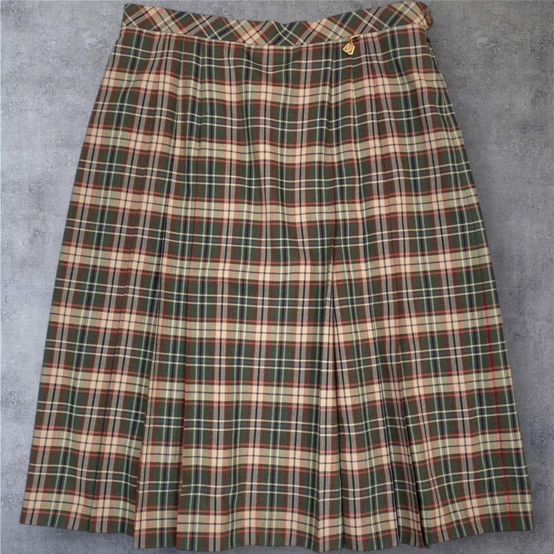 닥스 Daks 체크 클래식 올드스쿨 플리츠 롱스커트 82 상품이미지1