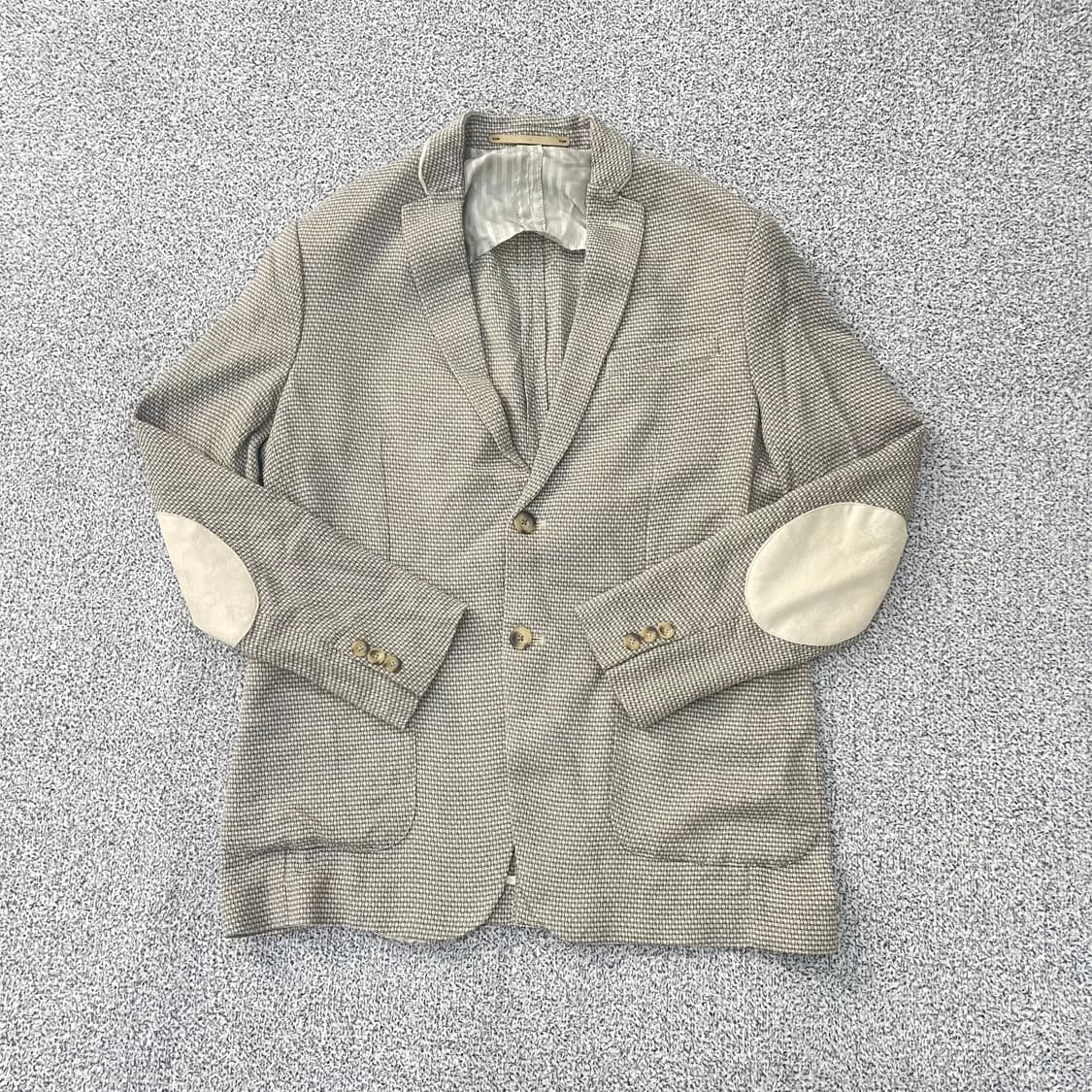 가단52 자라 엘보패치 트위드 자켓 0304S1 상품이미지1