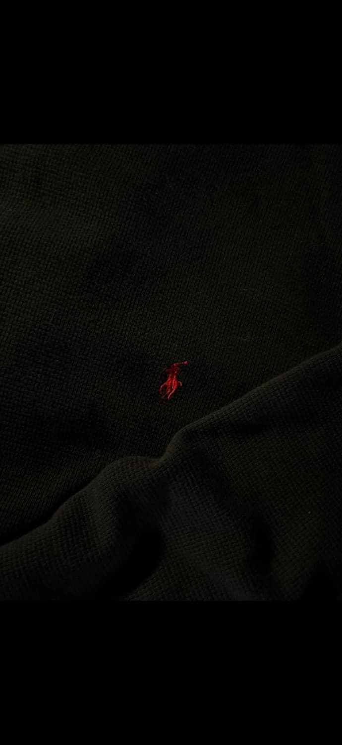 폴로 랄프로렌 블랙 와플 롱슬리브 M 상품이미지2