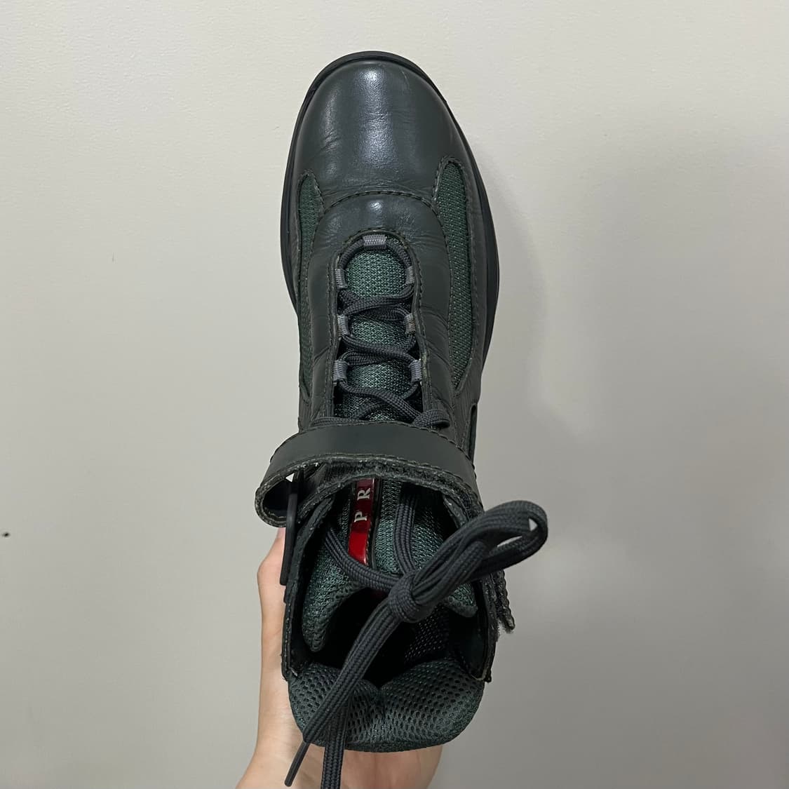 Prada America Cup High Top Sneakers 상품이미지6