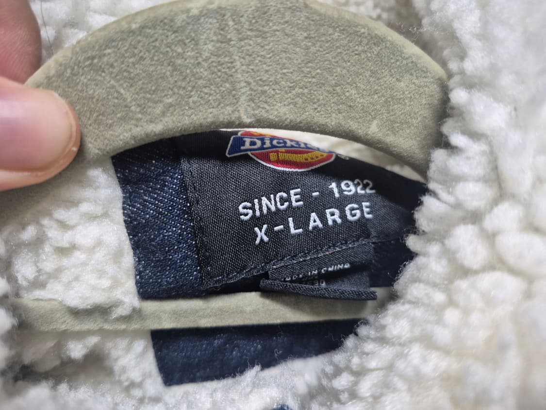 00's 디키즈 빈티지 워크 셰르파 데님 트러커 자켓 XL 상품이미지4