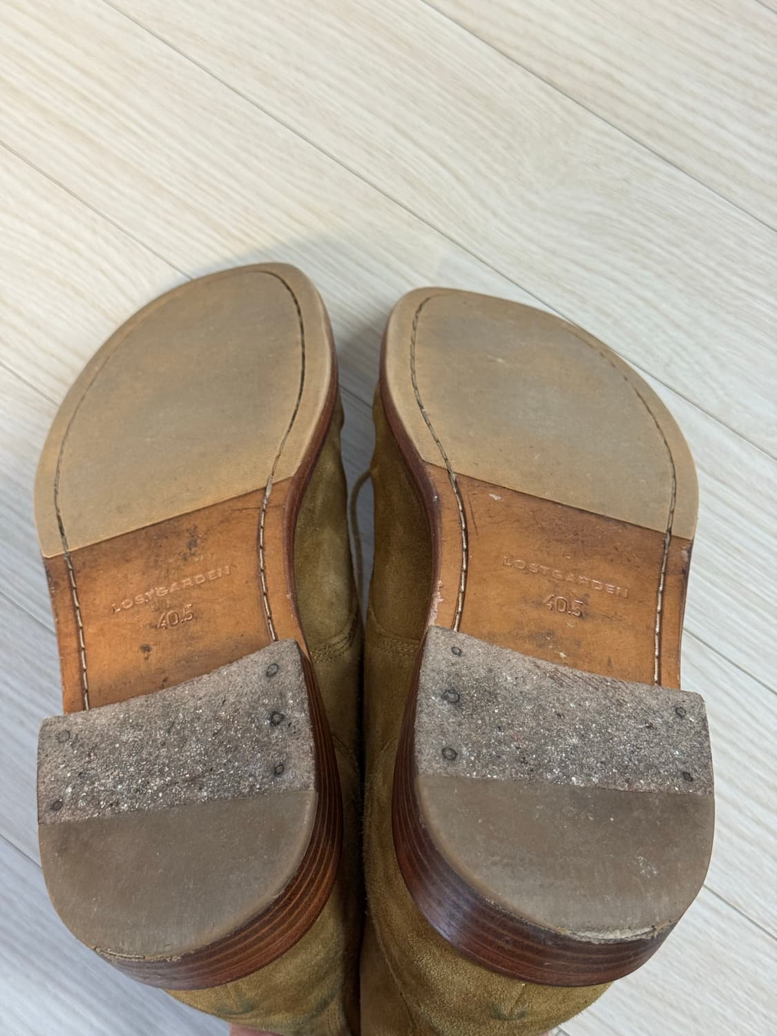 [40.5] 로스트가든 유니폼 필드 부츠 베이지 상품이미지7