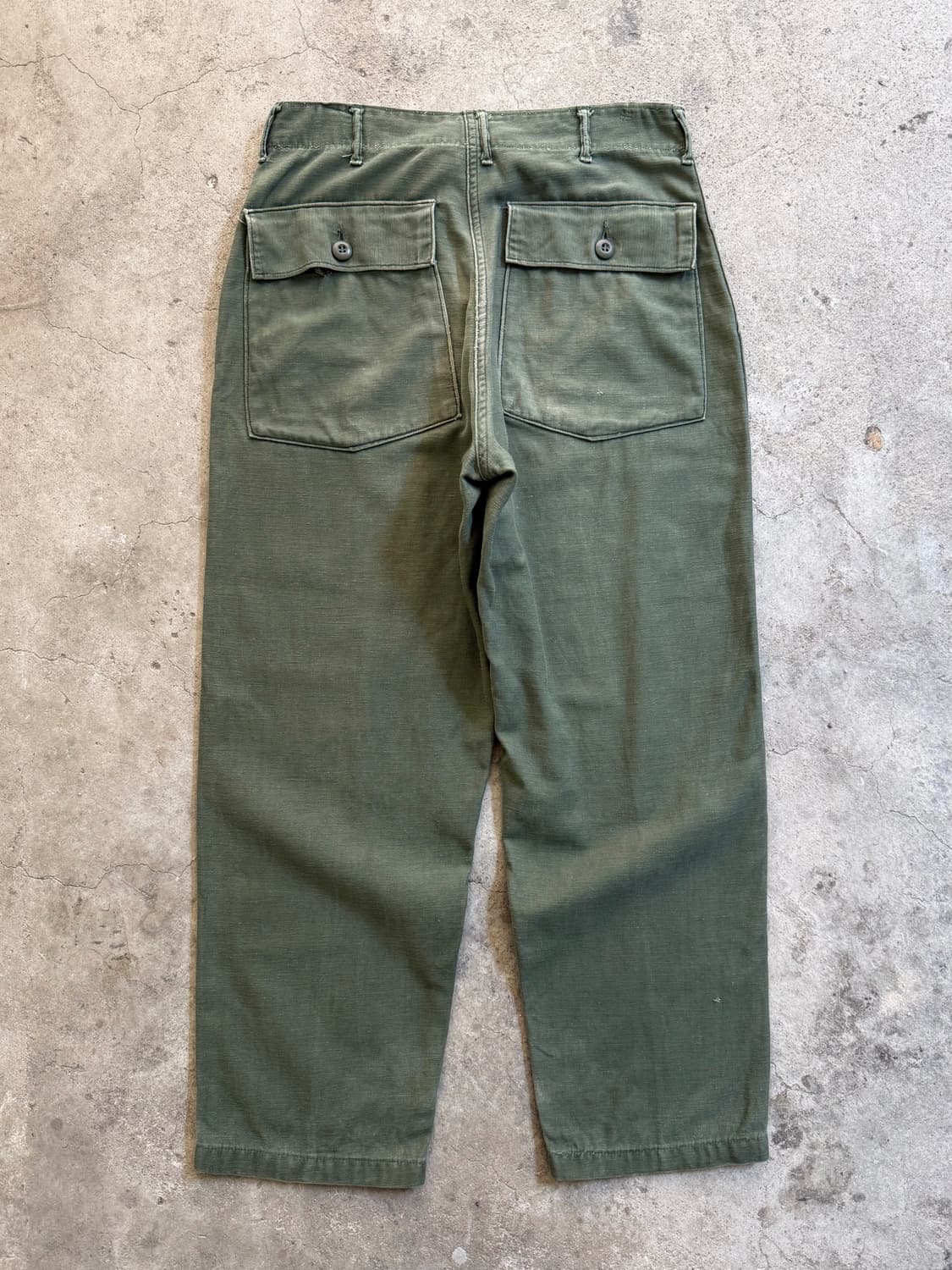70s U.S Army OG-107 Cotton Utilit Pants 상품이미지2