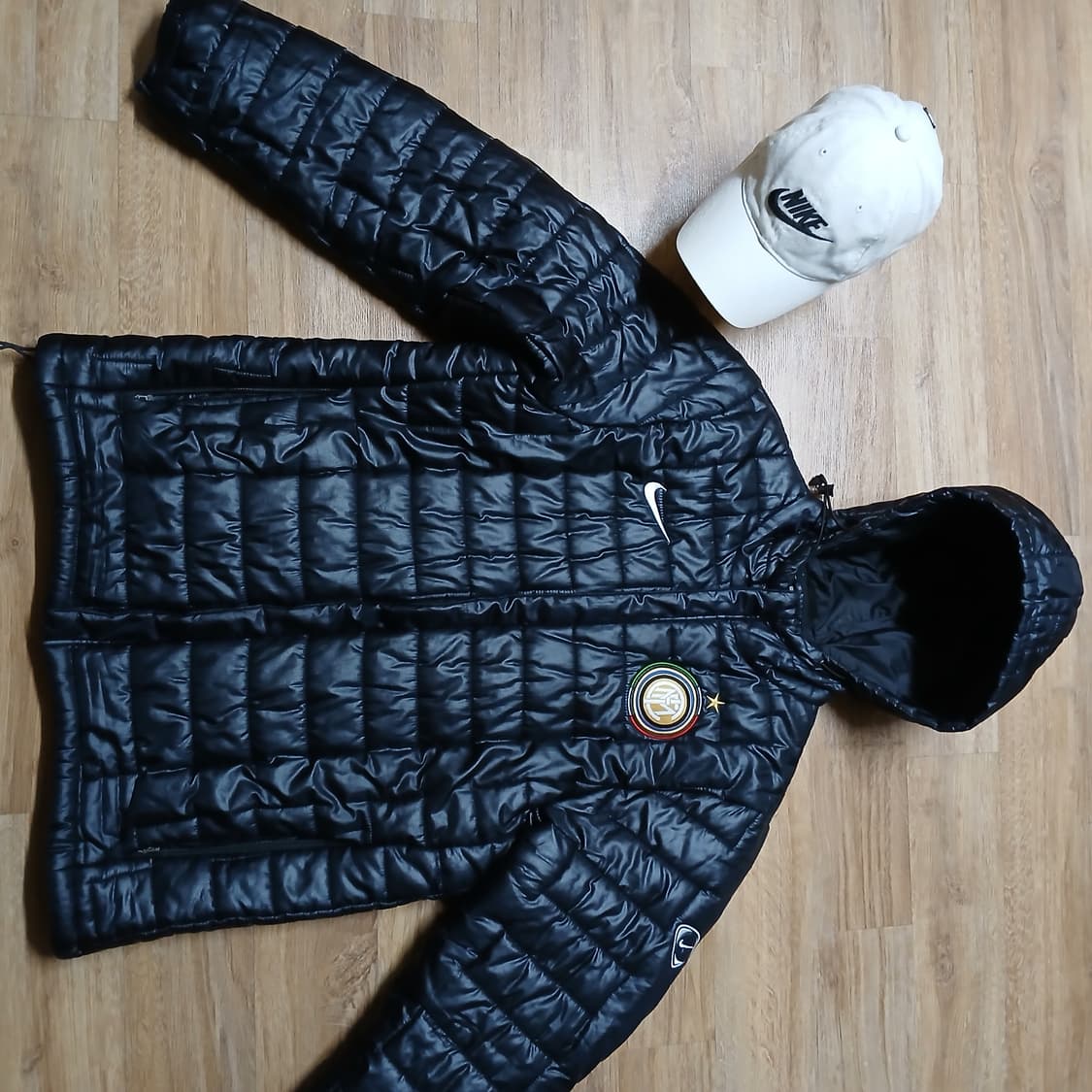nike 나이키 인터밀란 유광 패딩 점퍼 자켓 m 95 상품이미지2