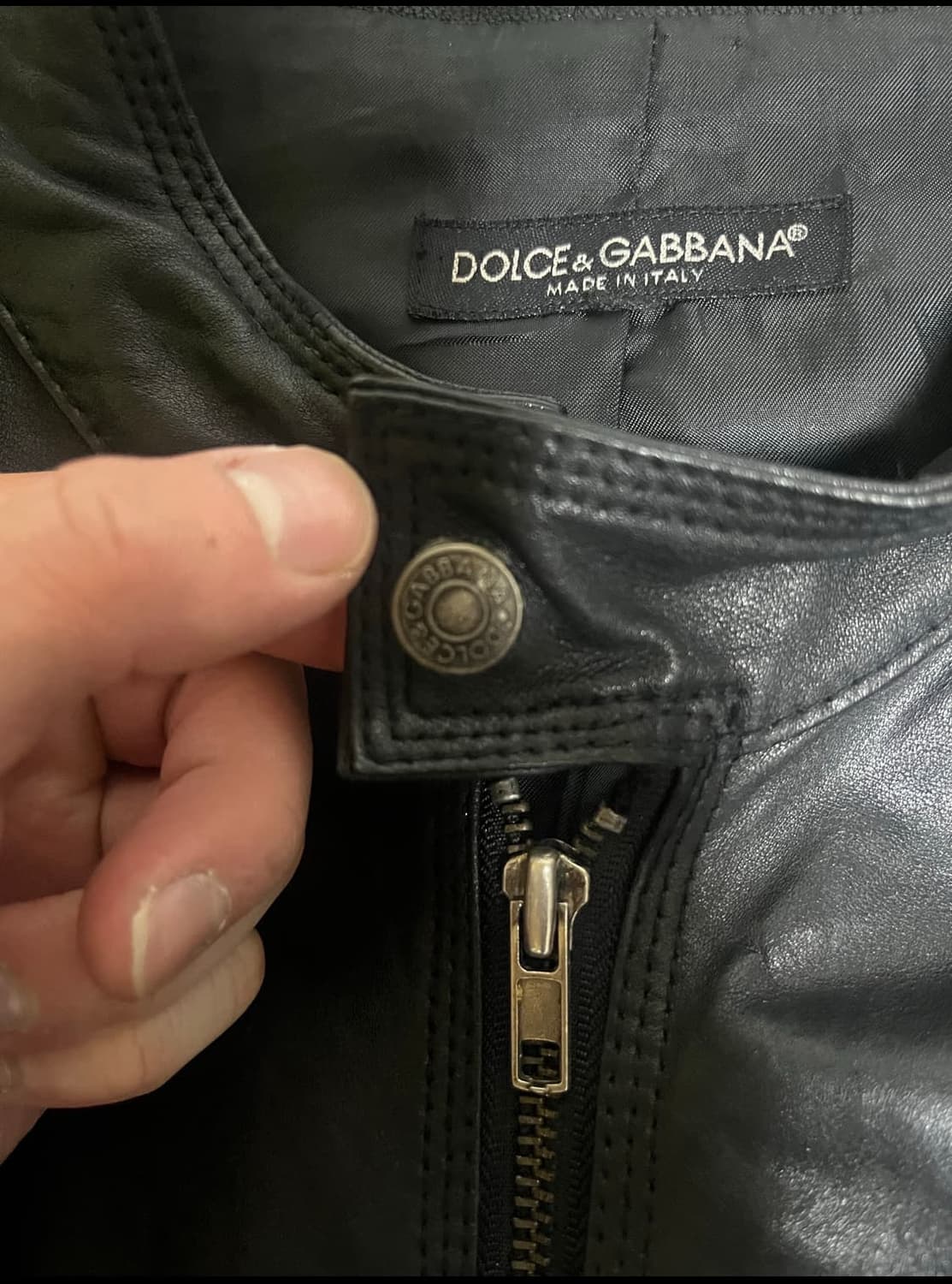 Dolce & Gabbana leather jacket 상품이미지2