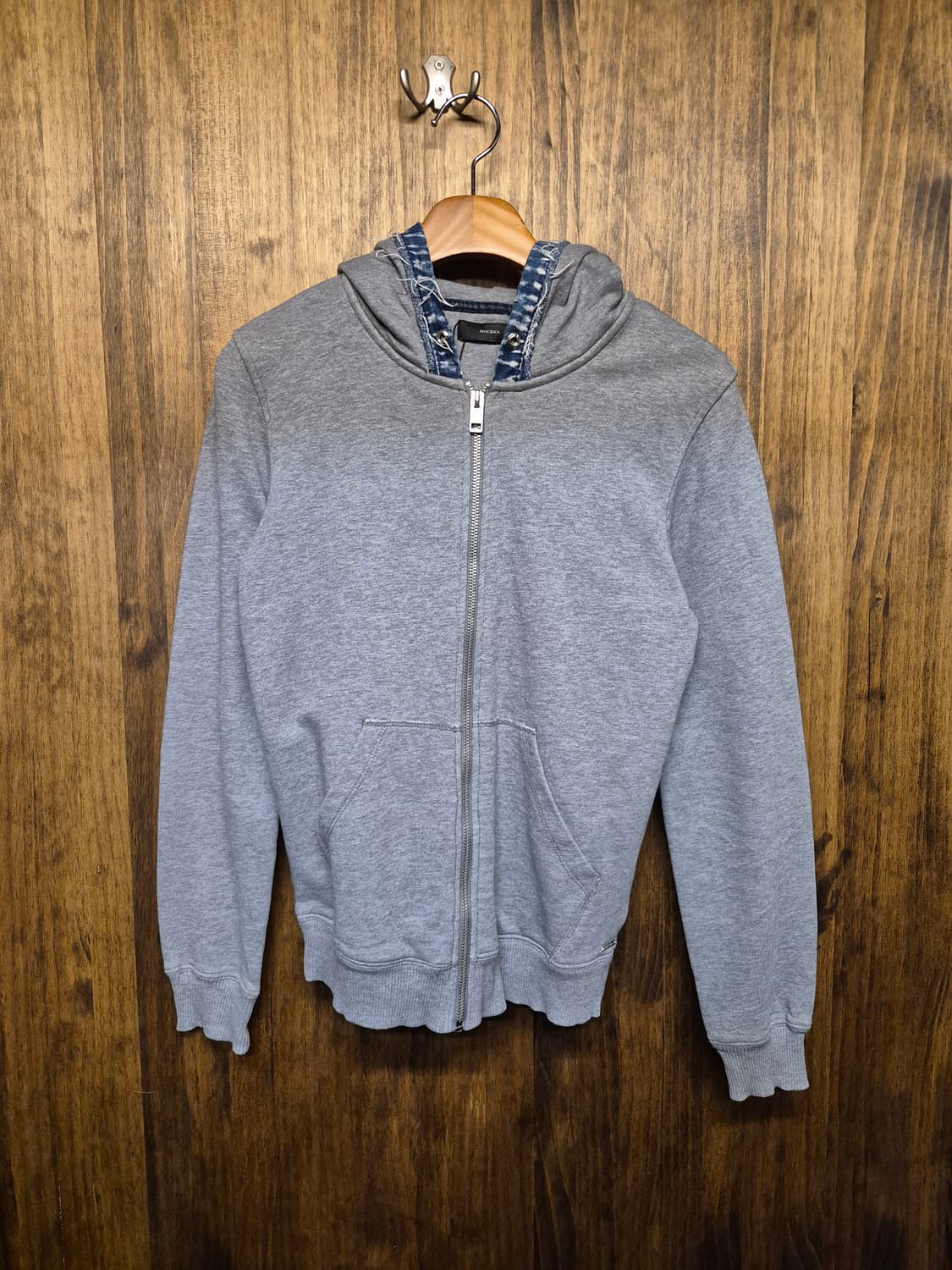 DIESEL DEMAGE DENIM HOODIE ZIPUP 상품이미지2