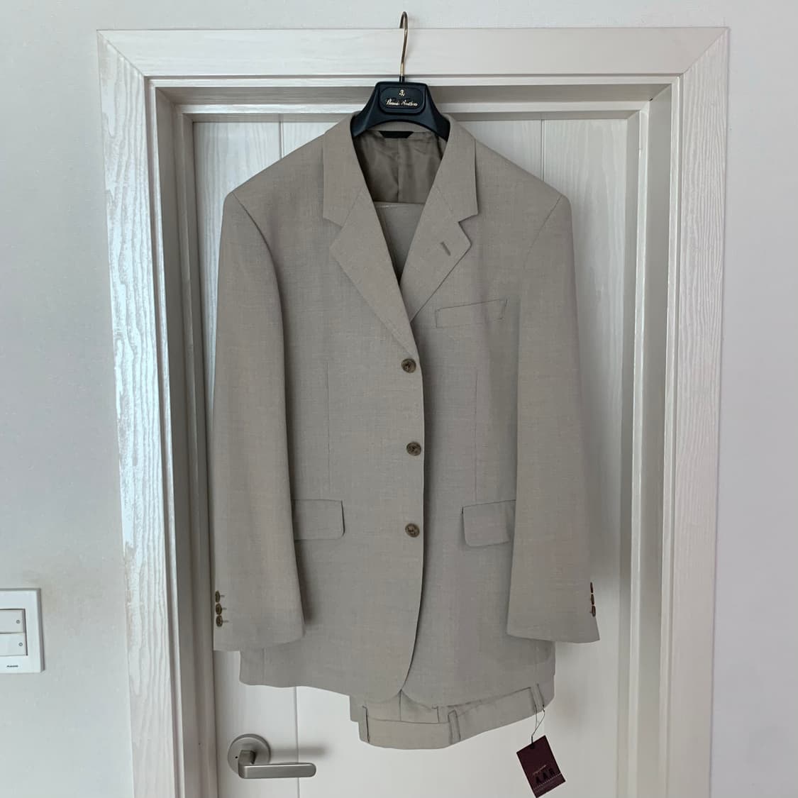 요지 야마모토 AAR 울 레이온 셋업 베이지 상품이미지1