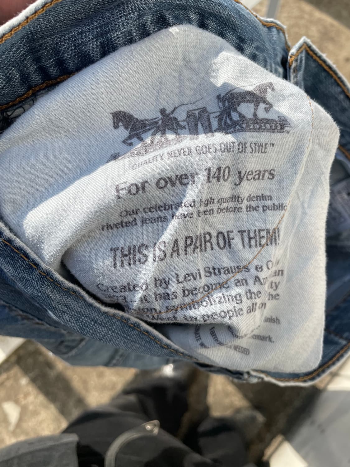 리바이스527 부츠컷 데님팬츠 상품이미지8