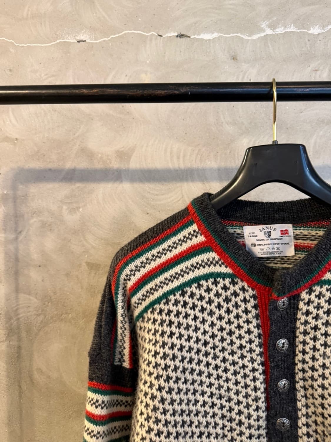 JANUS 노르딕 헨리넥 니트 105 상품이미지6