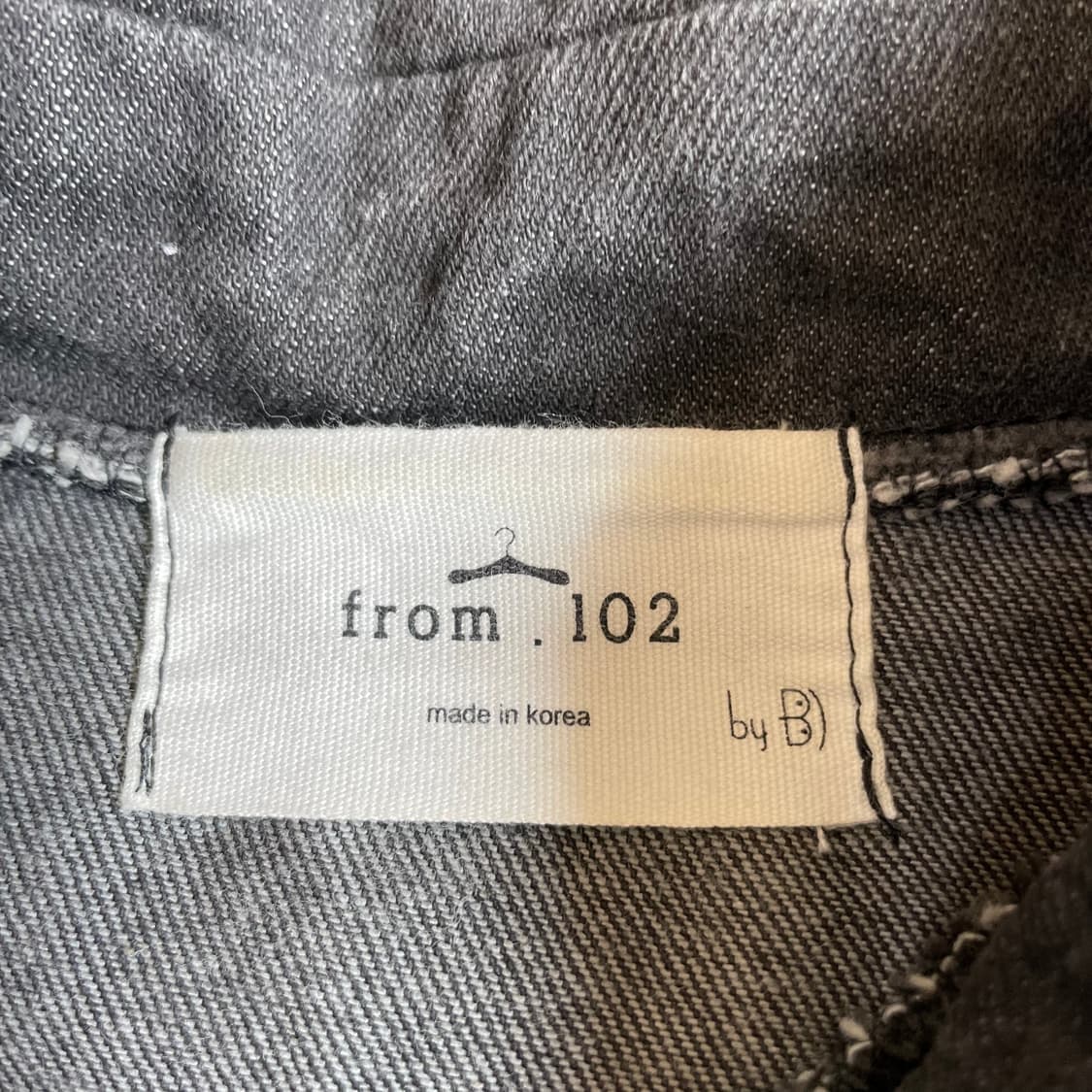 빈티지 흑청 데님 자켓 상품이미지5