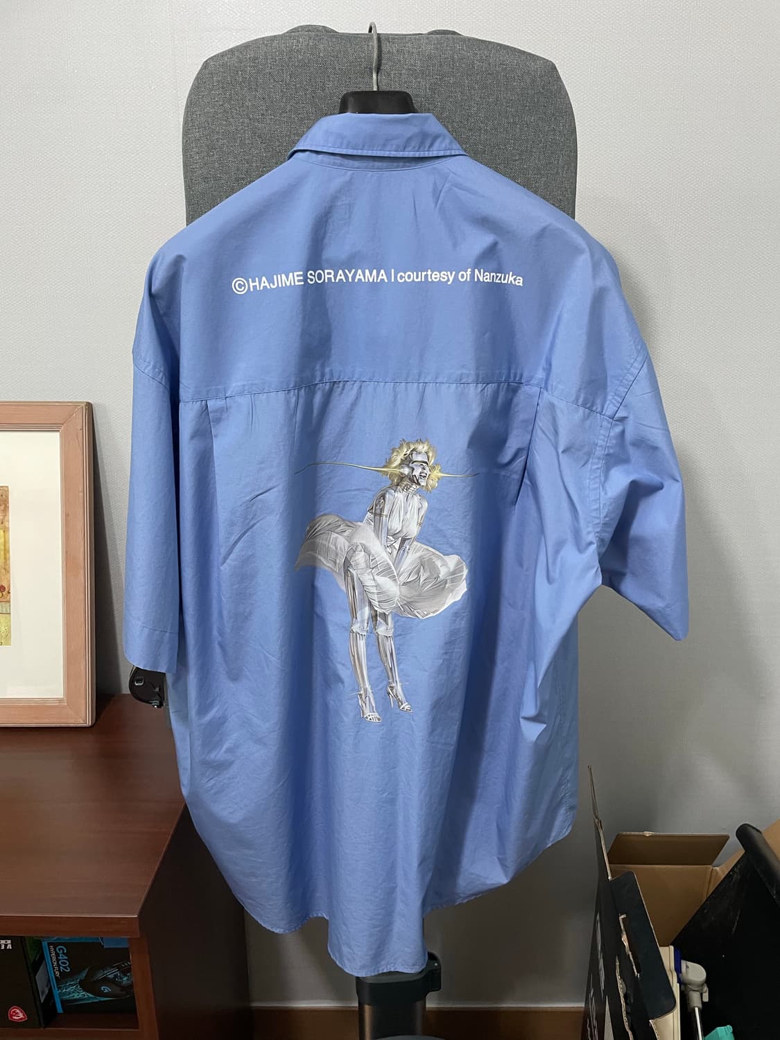 그라프페이퍼 소라야마 SAX 반팔셔츠 F 상품이미지2