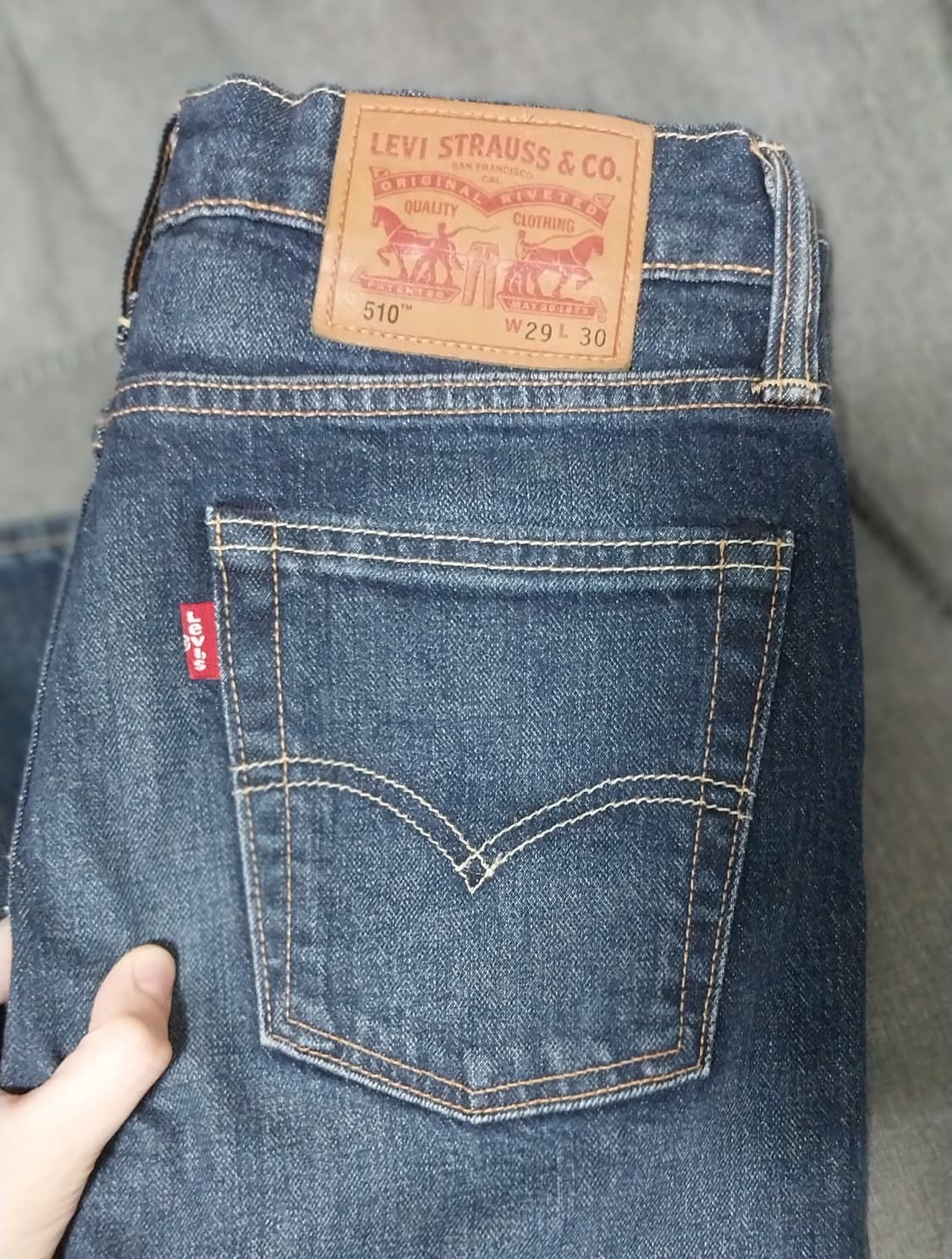 Levi's 510 슬림핏(생로랑과 유사함) 상품이미지3