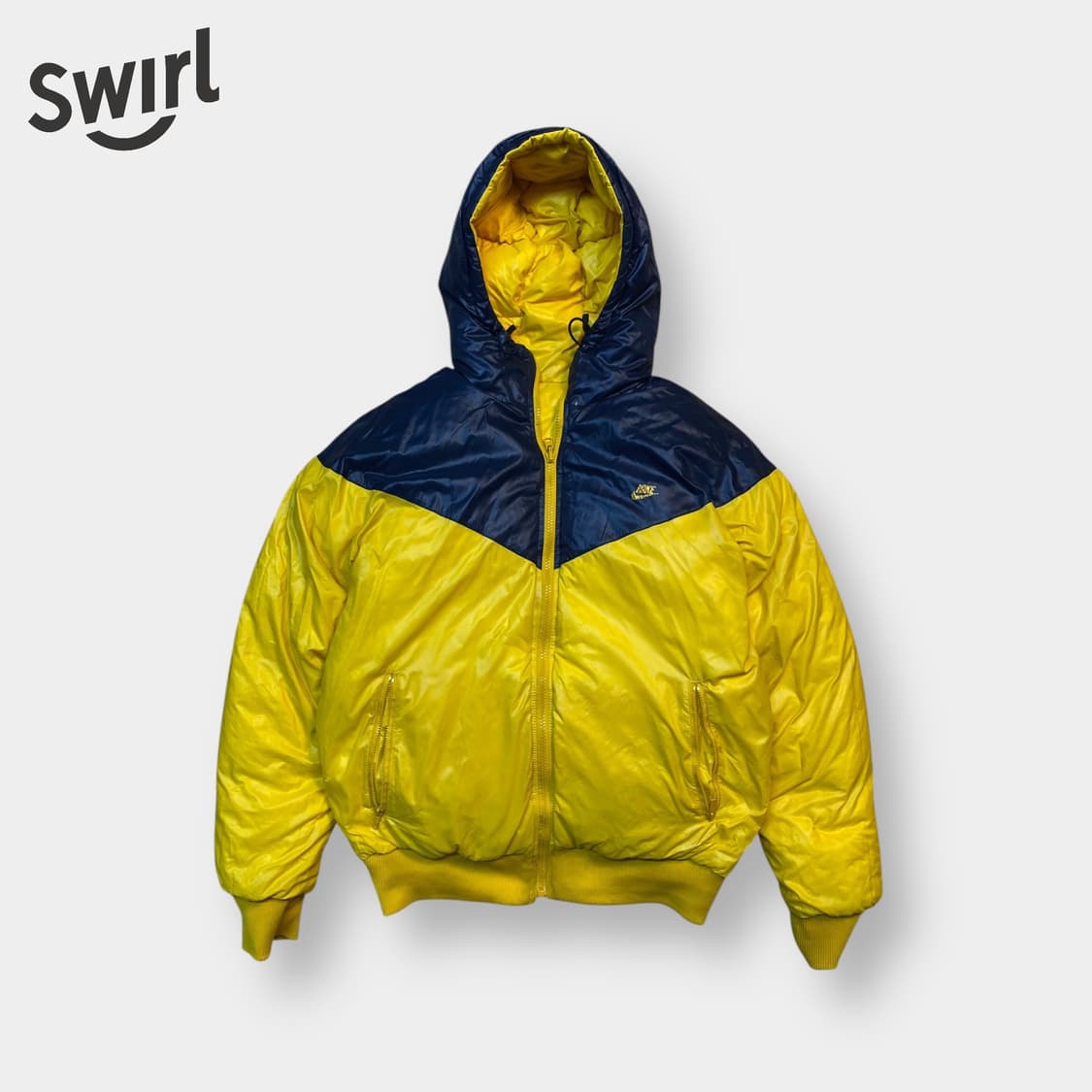 🌊00s nike riversible down hoodie 상품이미지4