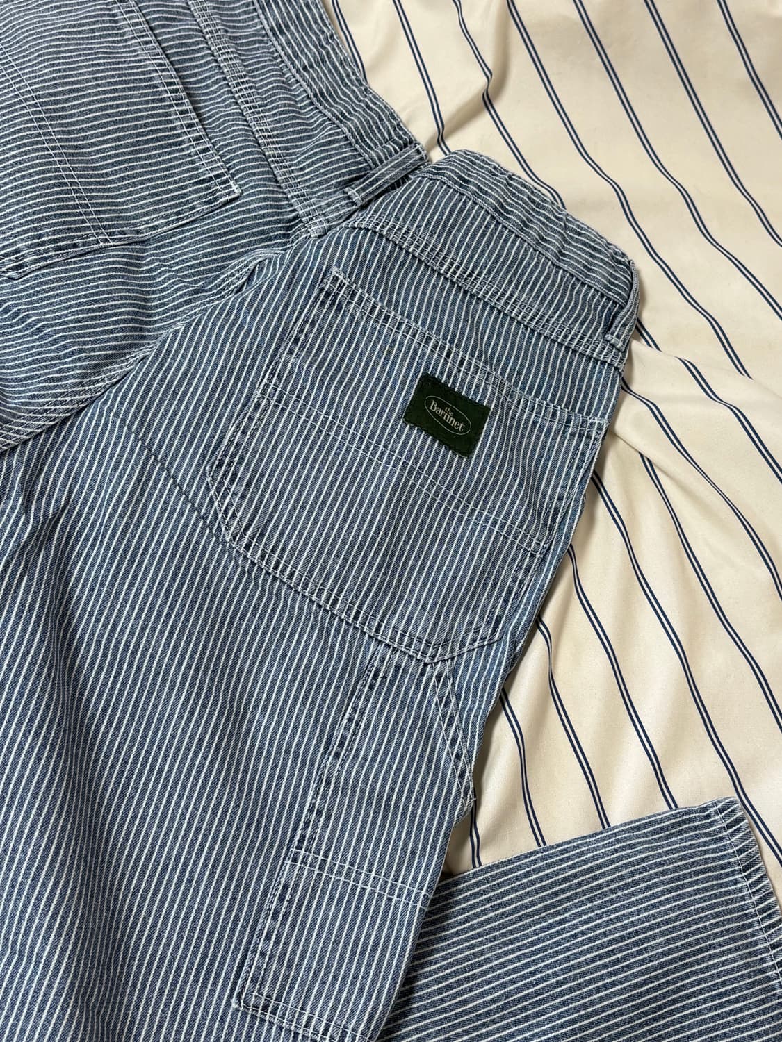 Hickory Striped Carpenter Denim Pants 상품이미지7
