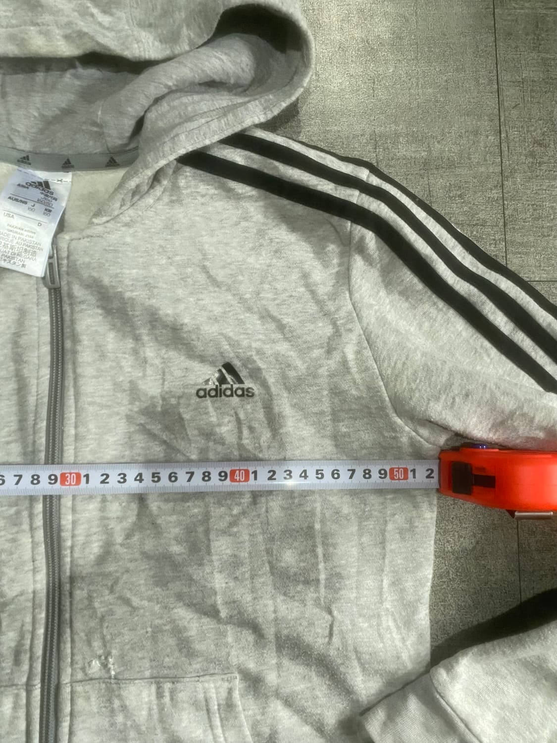 Adidas 아디다스 핀터깔y2k 가슴로고 후드집업 상품이미지2