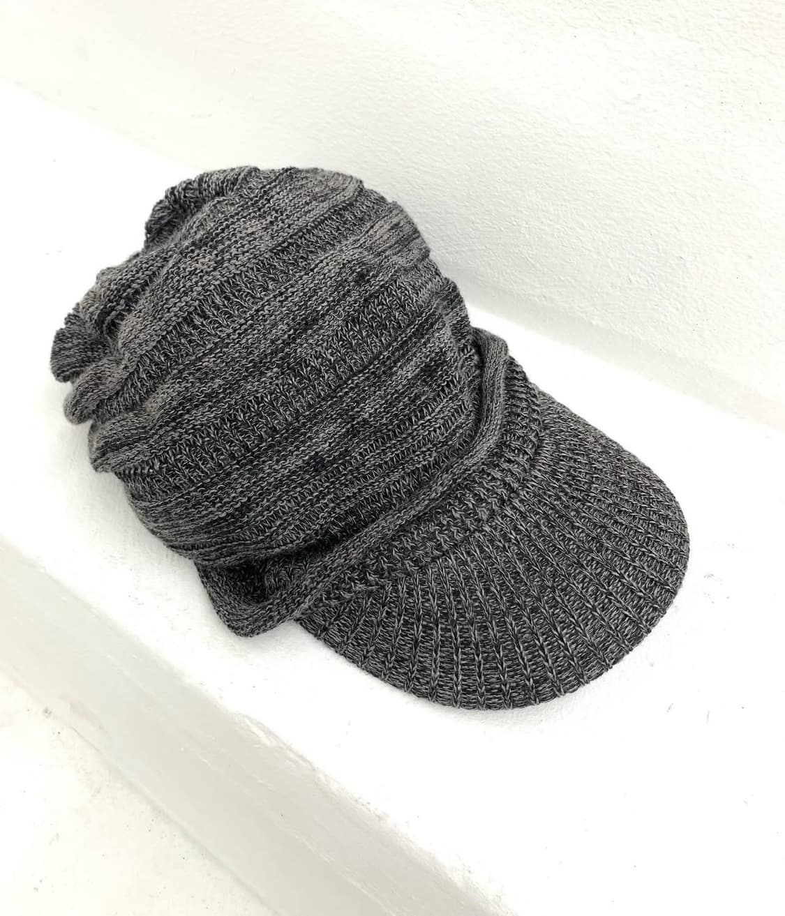 빈티지 니트 셔링 캡 모자 상품이미지1