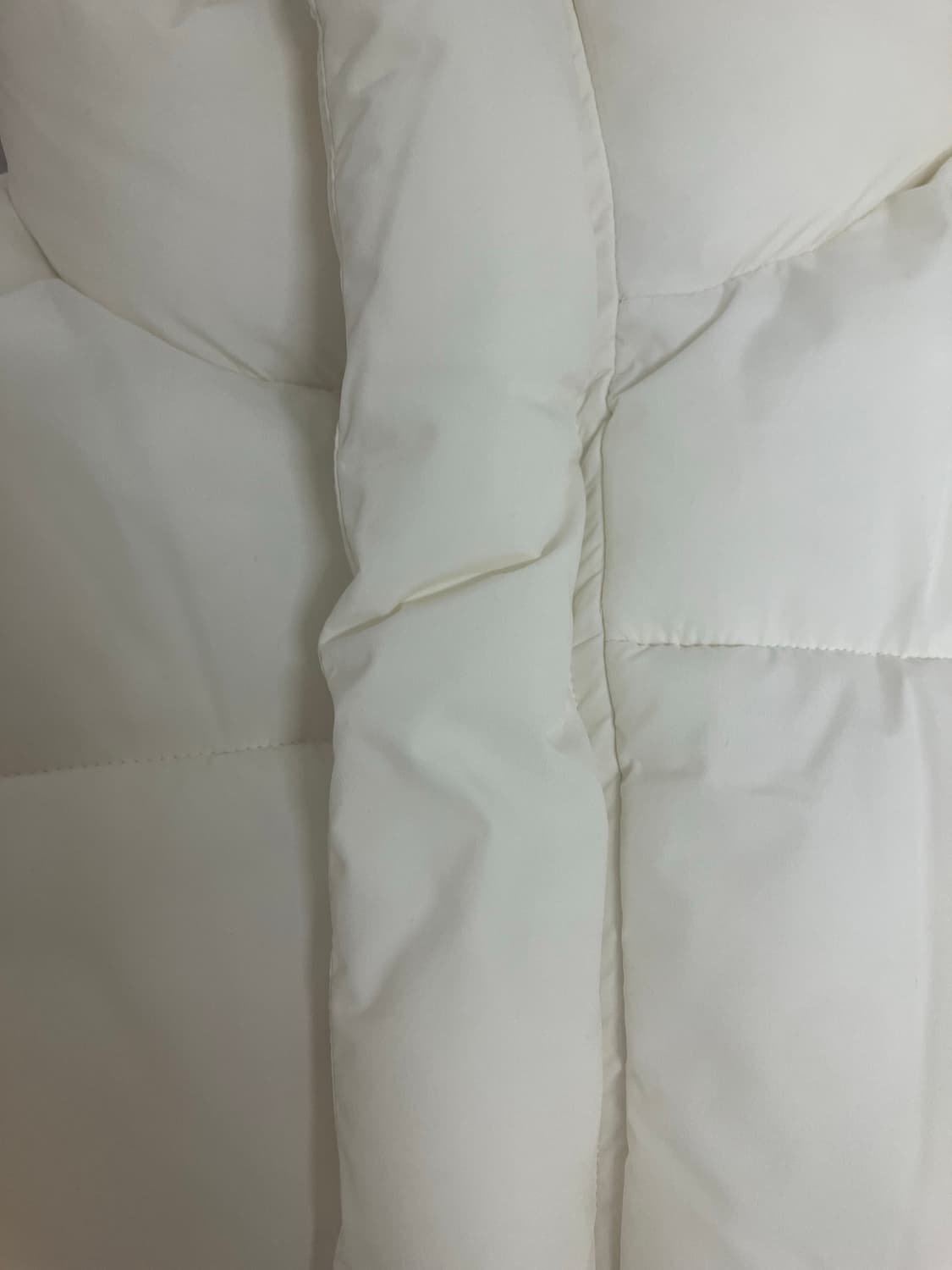 (새상품) 스파오 베이직 푸퍼 패딩 아이보리 L 상품이미지4