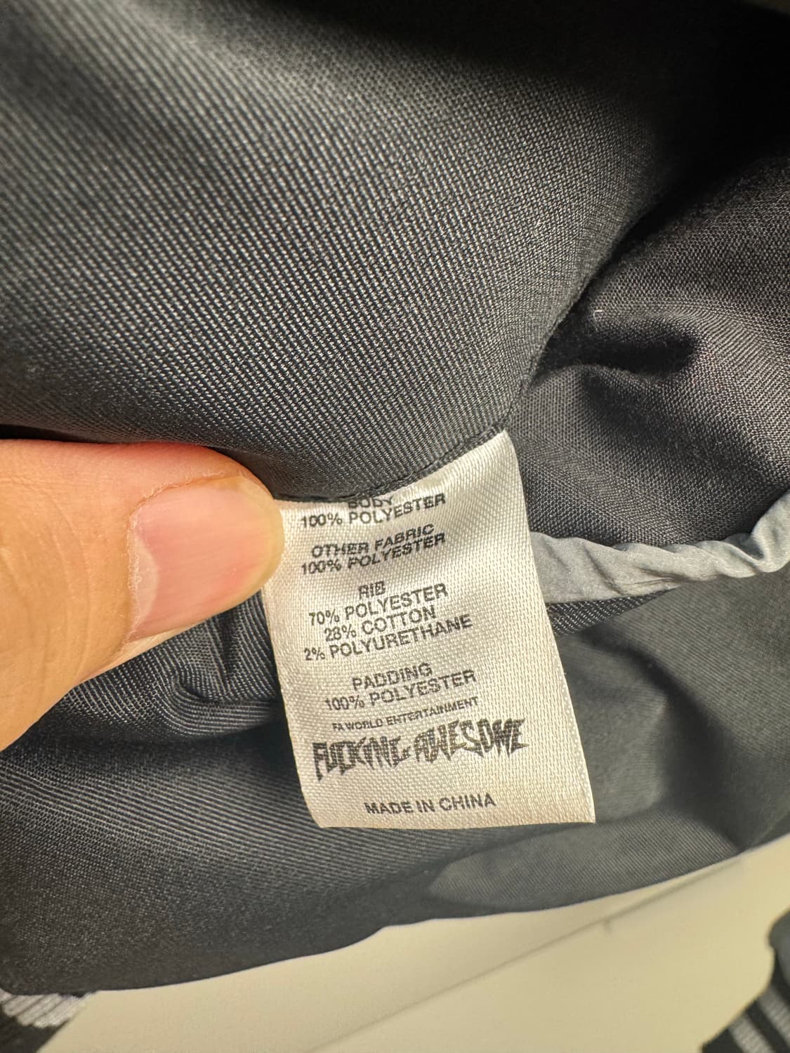 퍼킹어썸 리버시블 패딩 바시티 자켓 L 상품이미지3