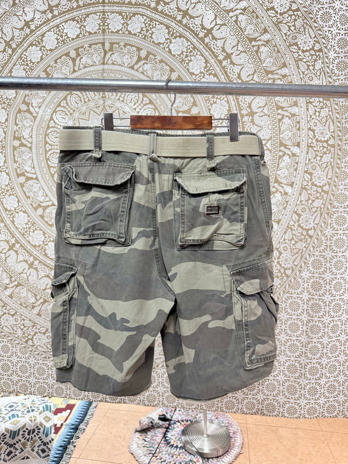 아베크롬비 빈티지 벨티드 카모 카고 반바지 (Z1012) 상품이미지5