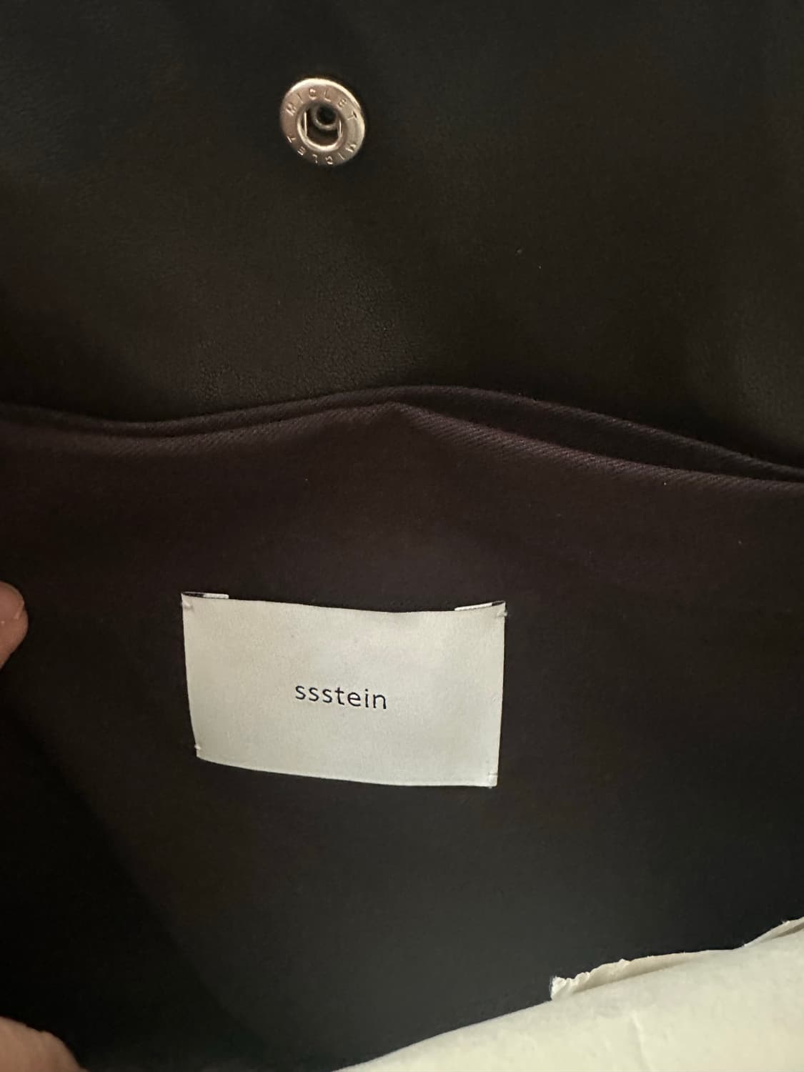 [os]슈타인 ssstein 레더 숄더백 상품이미지4