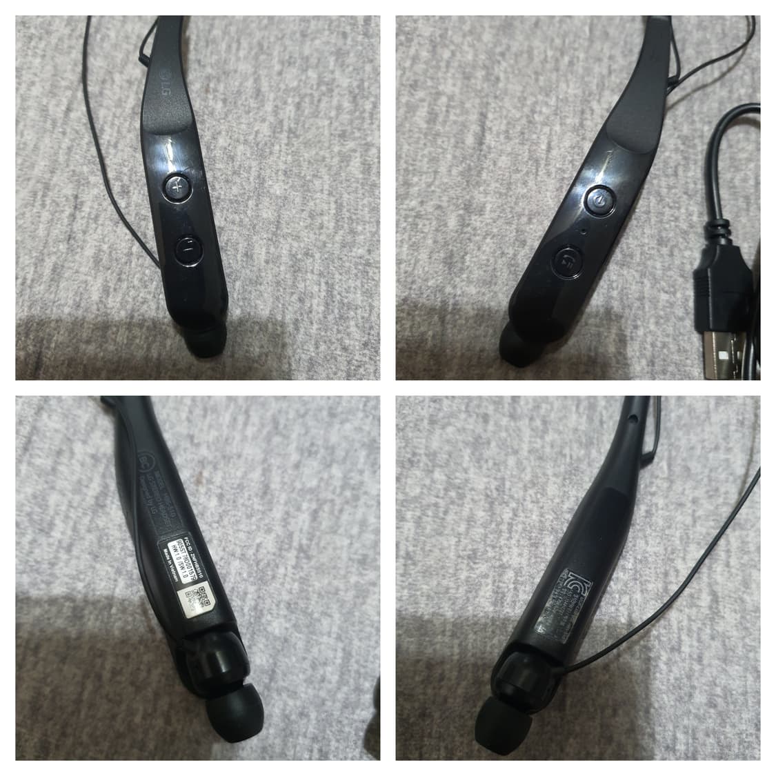 정품 LG 엘지 HBS-510 블루투스 넉밴드 이어폰 상품이미지3
