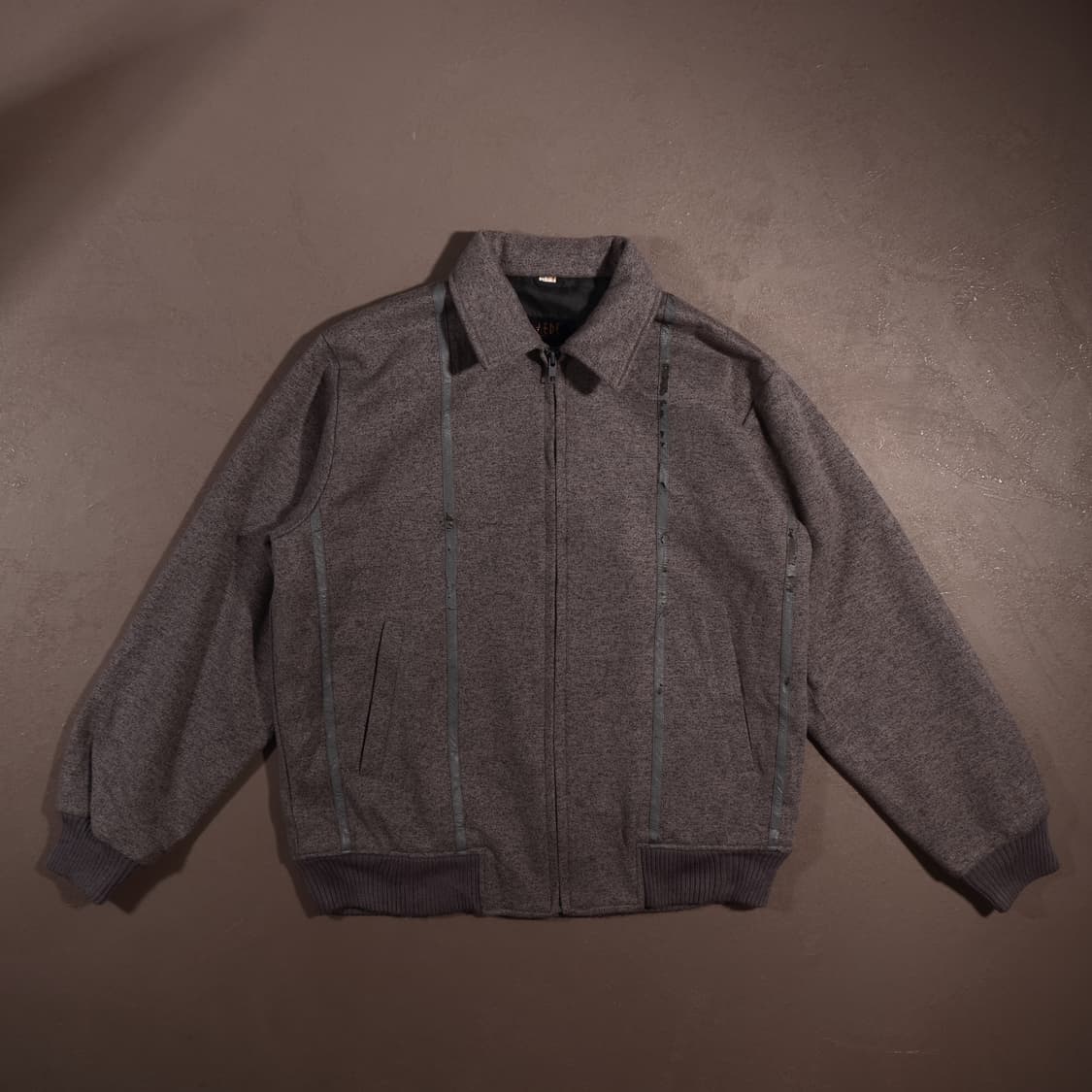 일본빈티지 울 블루종 봄버자켓 상품이미지1