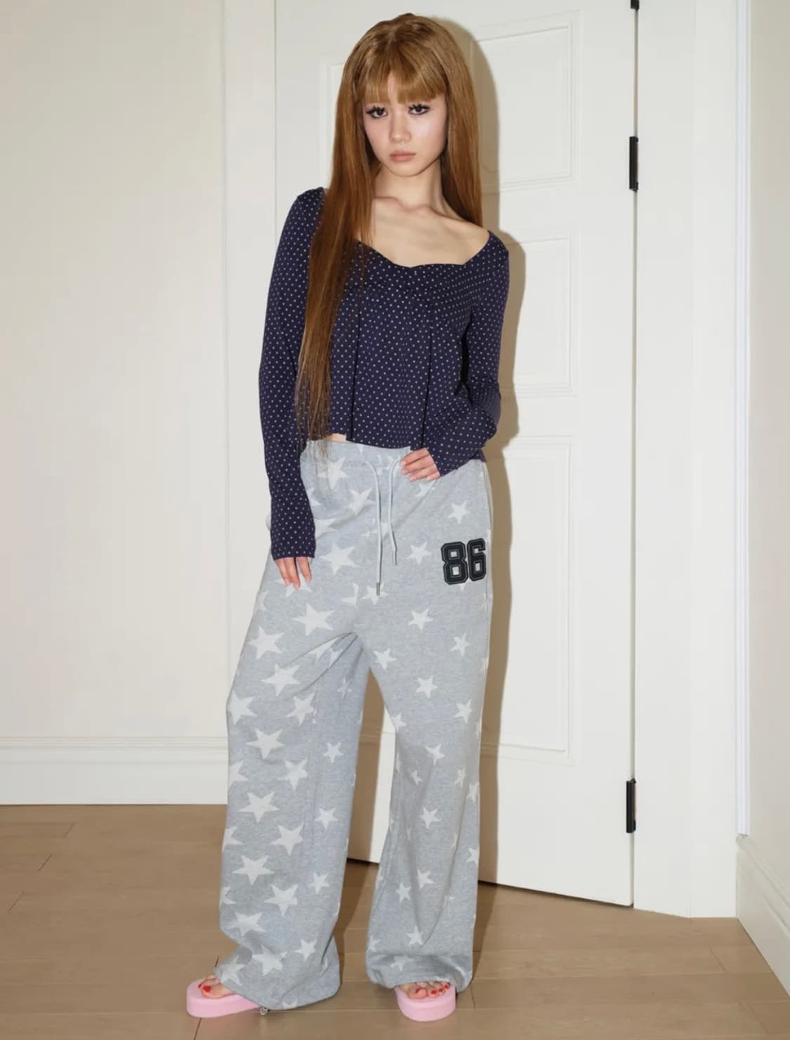익스파이어드걸 Stars Big Sweatpants 상품이미지1